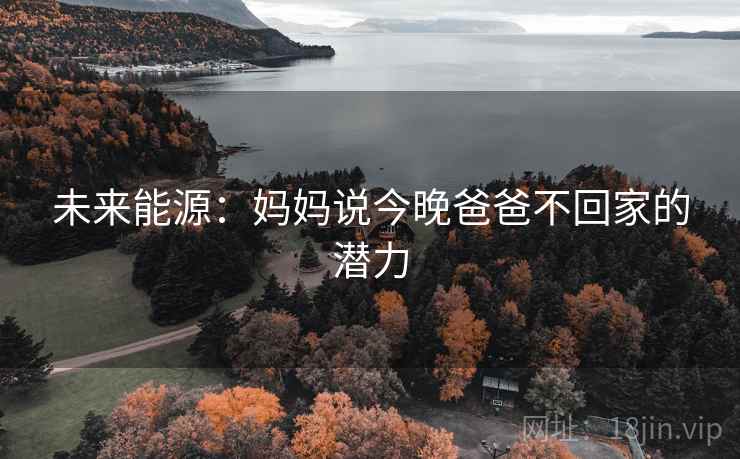 未来能源:妈妈说今晚爸爸不回家的潜力 未来能源:妈妈说今晚爸爸不回家的潜力